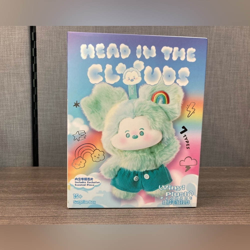 Miniso Disney Heads In The Cloud Mickey Mouse plush- Confirmed- Long Track - Picture 10 of 14